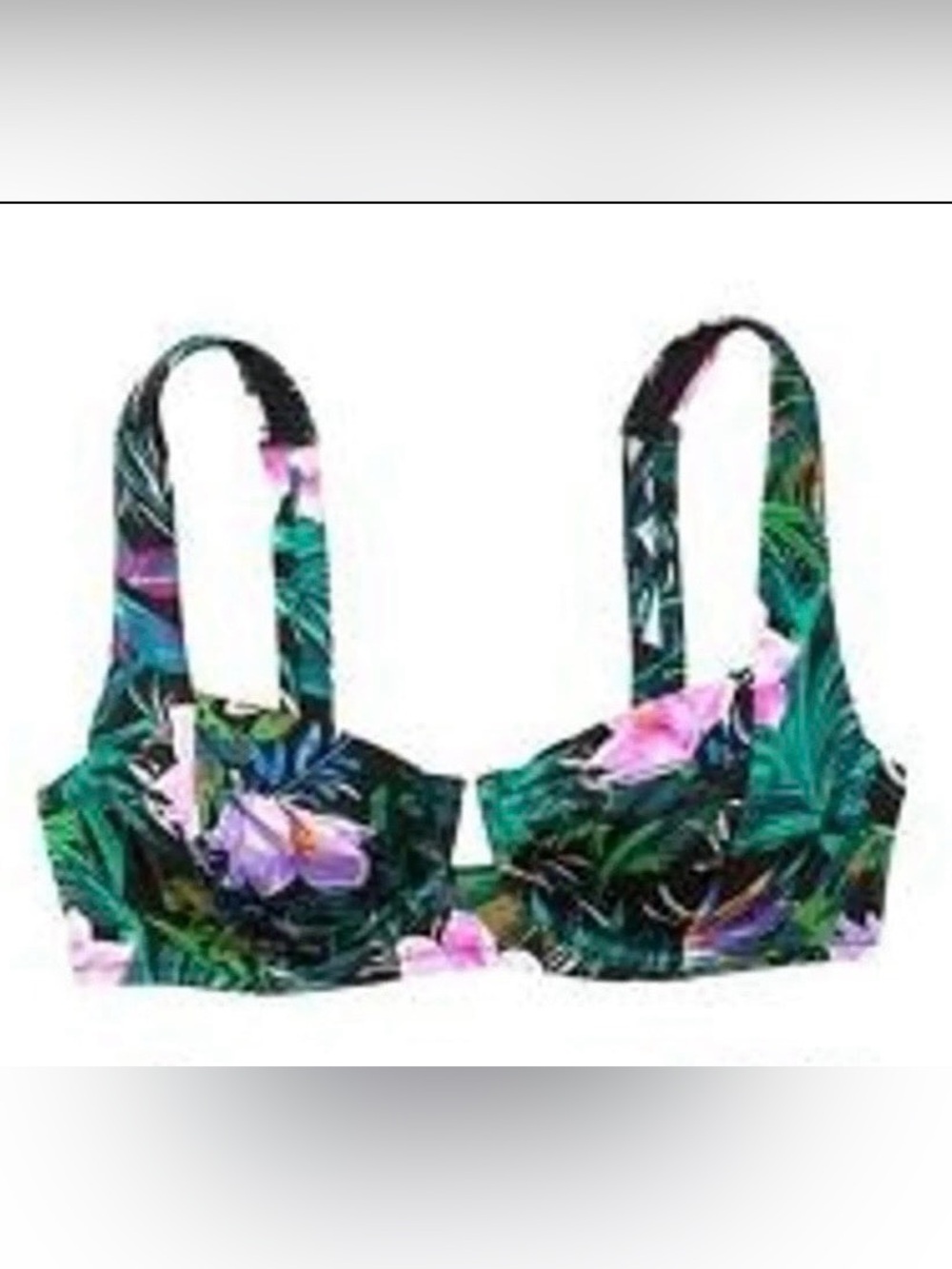 32C Victoria's Secret Underwired Unlined Floral
Print Swim Top